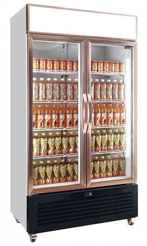 Refrigerador con doble puerta de vidrio SGR-1100